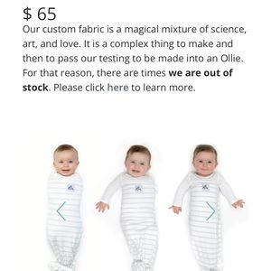 The Ollie World Swaddle - STEELE & WHITE STRIPE color